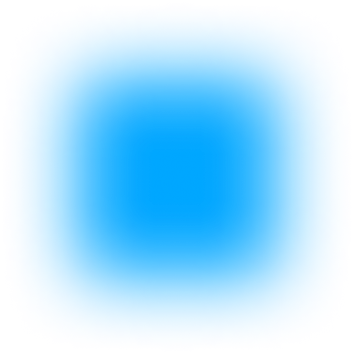 Ocean blue square shadow